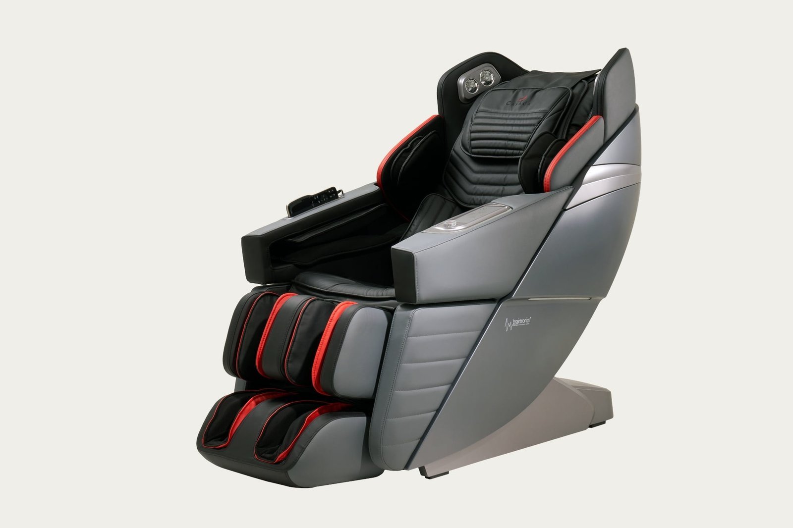 sillón de masaje Casada - Alphasonic III - blackred vista frontal