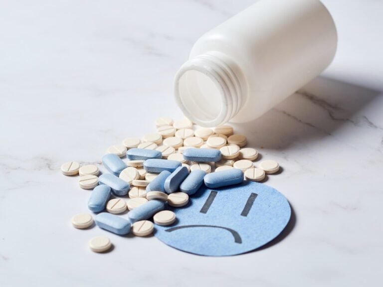 pillole antistress sul tavolo