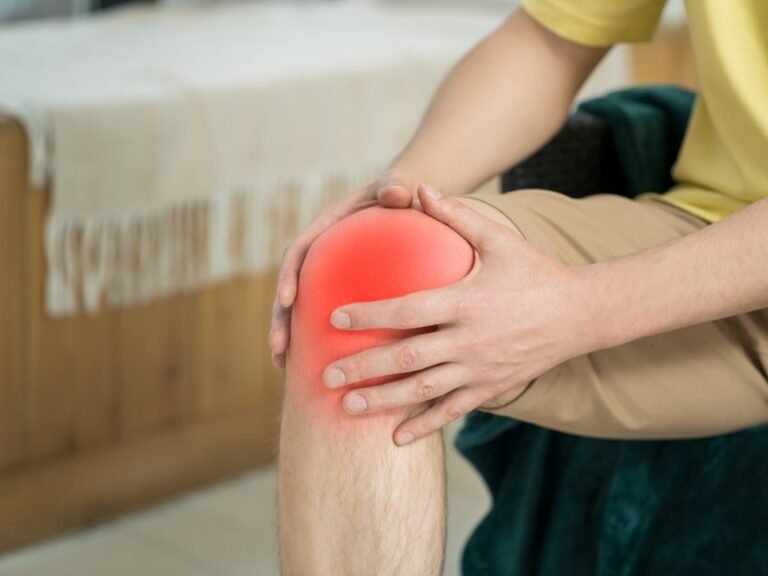 persoon met Pijn in de benen