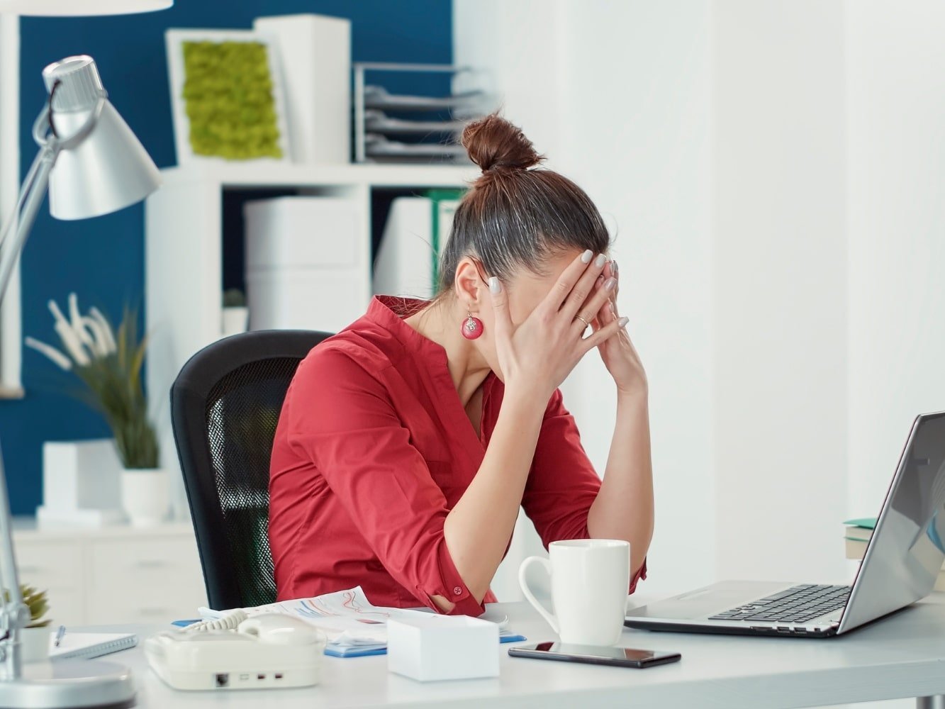 Symptômes de fatigue et de stress