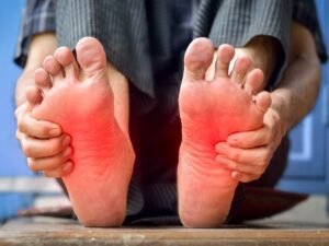 persona con neuropatía en los pies