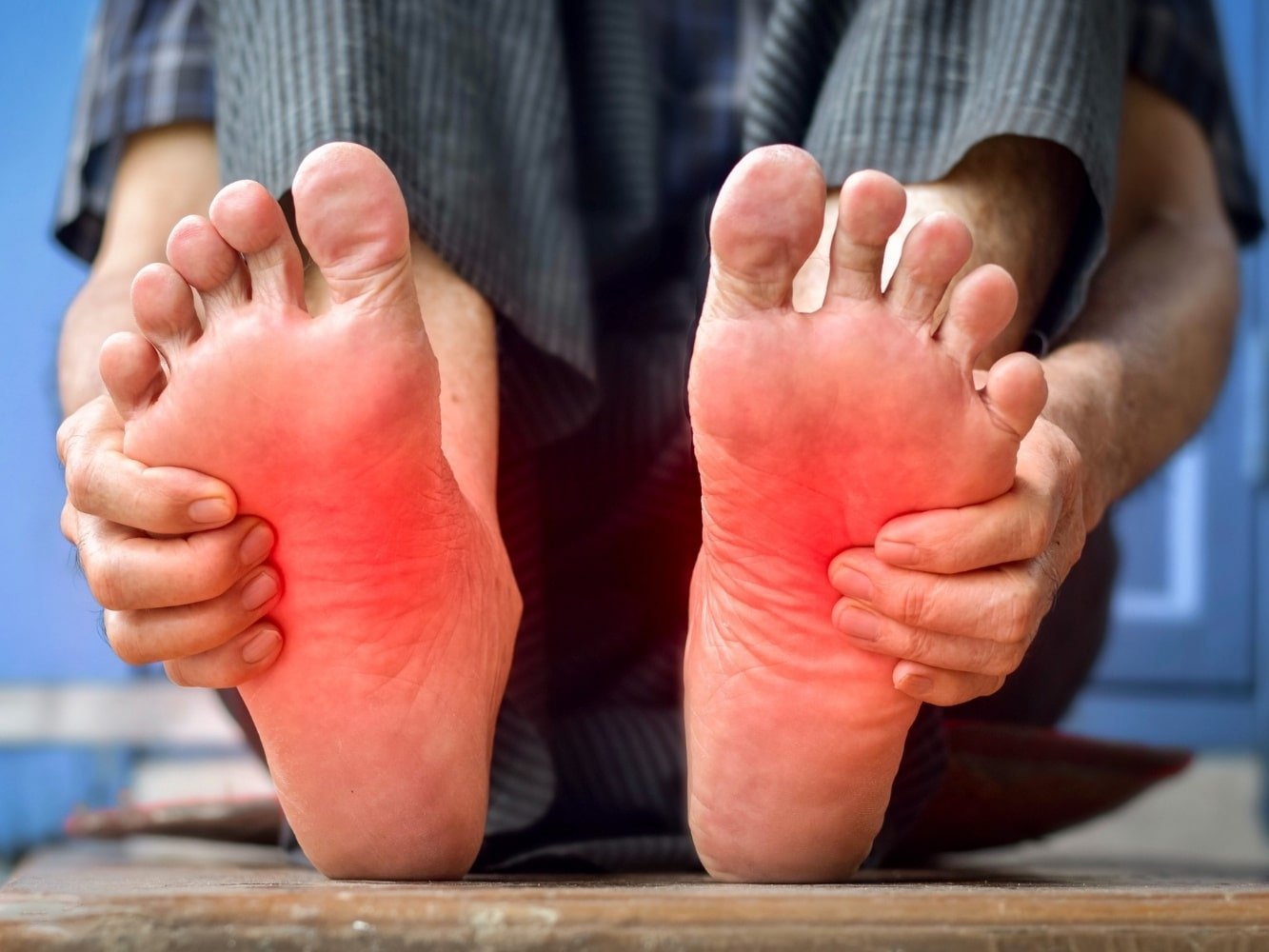 persona con neuropatía en los pies