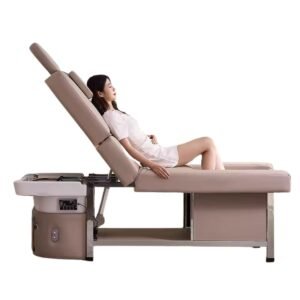 Headspa bed met voetbad beige head spa