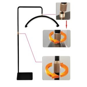 Moonlight LED Salon Lamp - Zwart