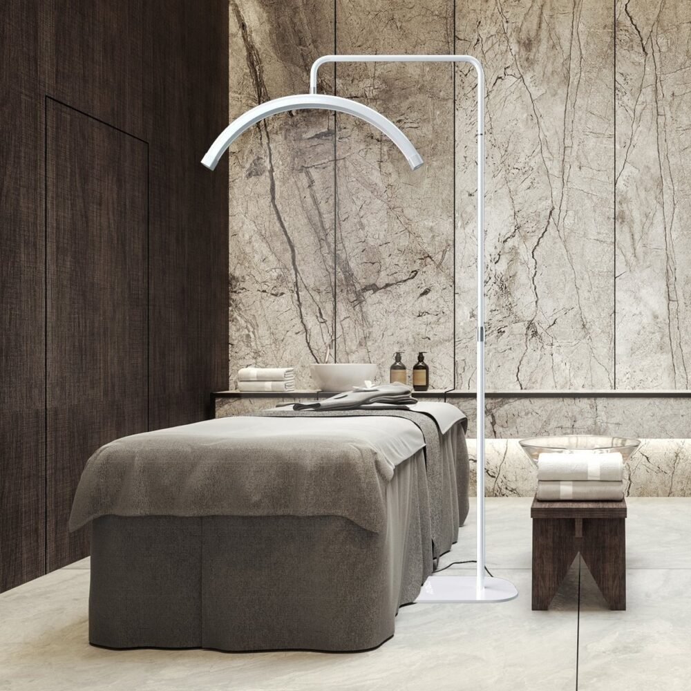 Lampe de salon LED Moonlight - Blanc