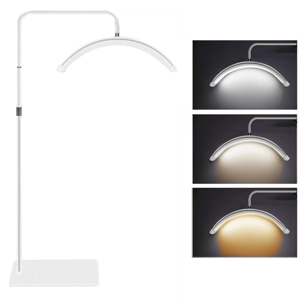 Lampe de salon LED Moonlight - Blanc