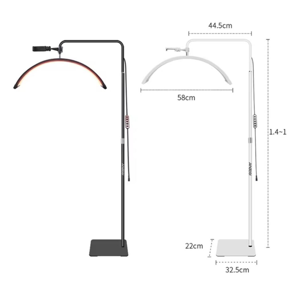 Moonlight LED Salon Lamp - Zwart